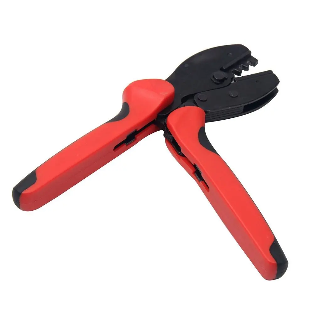 

IWISS MC3 MC4 Professional Solar Crimping Tool Pliers for 2.5-6.0mm 2 PV Solar Panel Cable, Black and Red