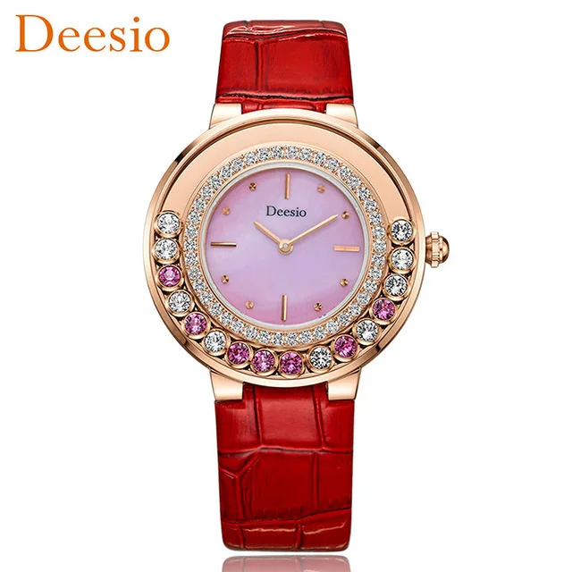

Deesio Brand Women Watches Waterproof Quartz Watch Fashion Brand Lady Watch Leather Watch For Gift