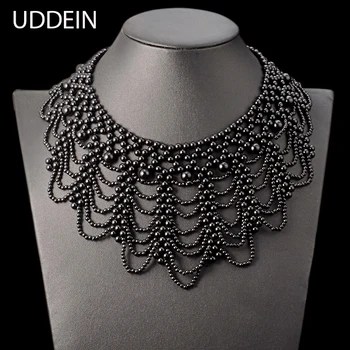 

UDDEIN New arrival simulated pearl jewelry bohemian chokers vintage statement choker necklace for women maxi necklace collares