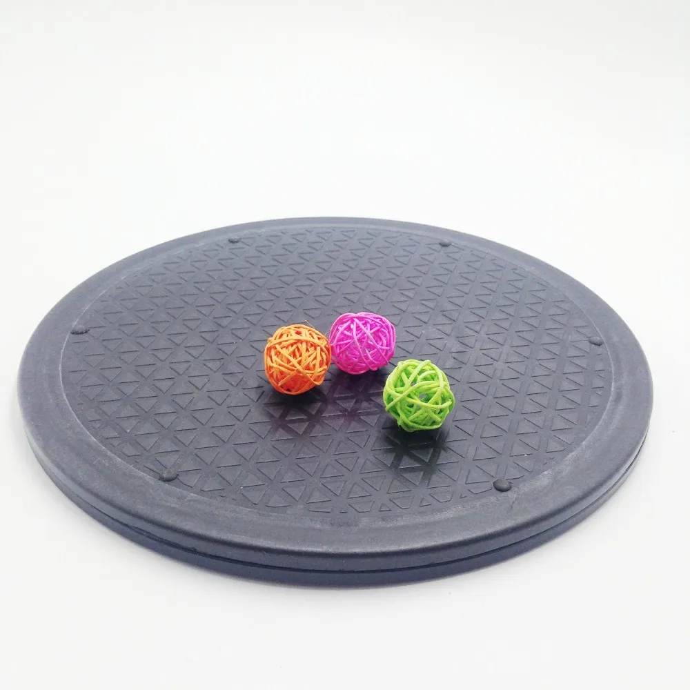 Rotating Turntable Pottery 25/30cm Black Wheel Round Turnplate Polymer