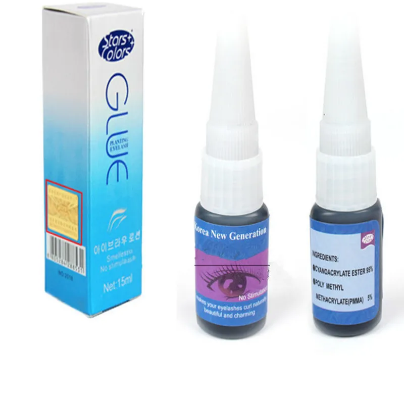 Stars Colors 2016 New False Eyelash Glue Graft odourless Non irritant