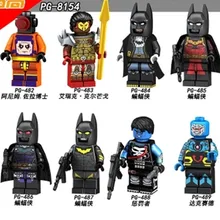 PG8154 80 шт. строительные блоки Супер Герои Бэтмен аним Dr Zola Eric kerманго Каратель Daxed куклы кирпичики для детей игрушки