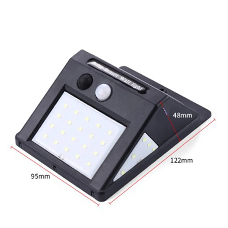 30 LED Solar Light Motion Sensor Wall Lamp Outdoor Garden Decoration Fence Stair Pathway Yard Security Light Solar Lamp (5)