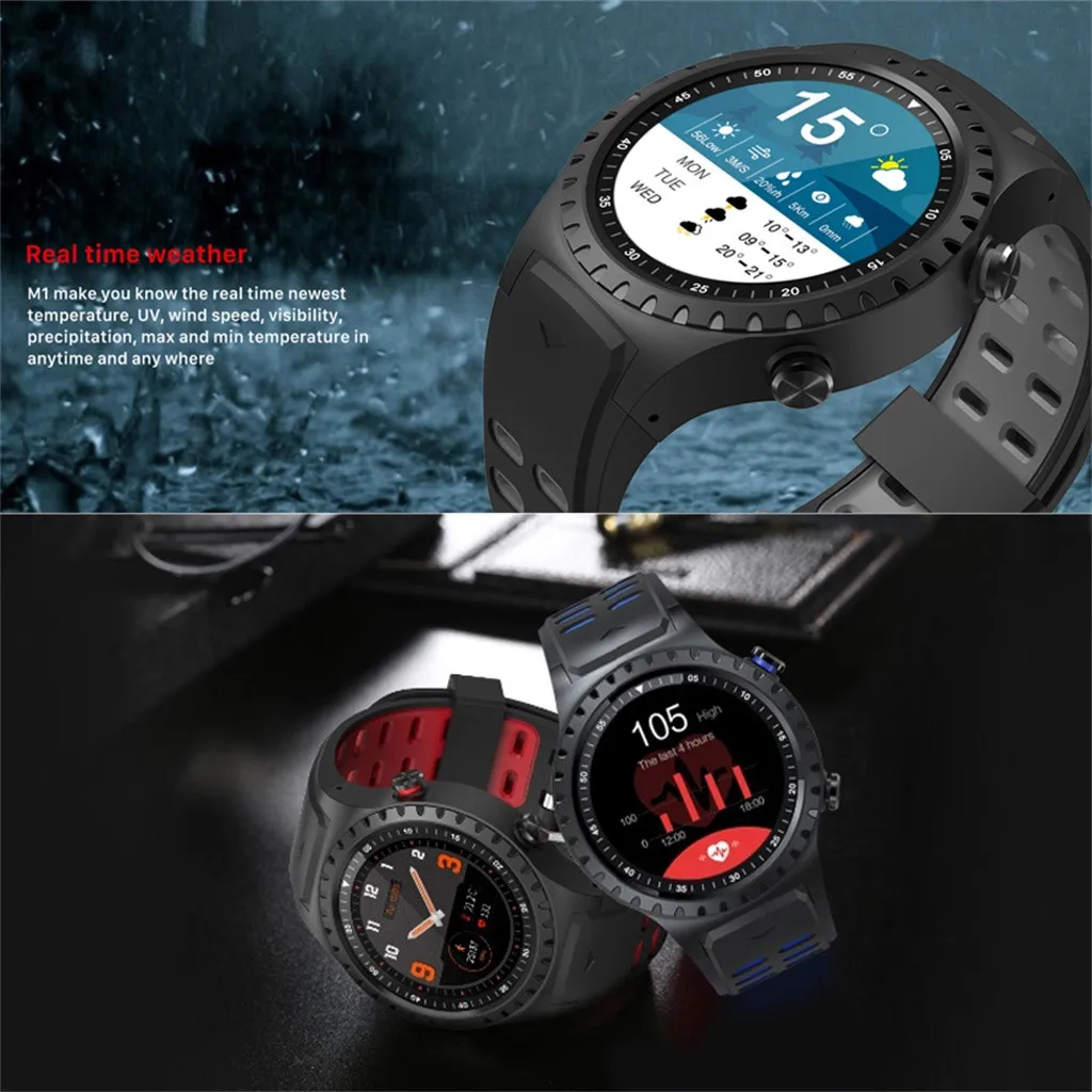  North Edge Smart Watch Running Sport GPS Phone Call Smartphone Waterproof Heart Rate Compas Music C