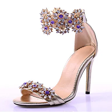 Deification/блестящие Летние босоножки с кристаллами; Zapatos; женские туфли-лодочки на высоком каблуке 12 см; стразы; обувь для вечеринки; свадебные туфли размера плюс