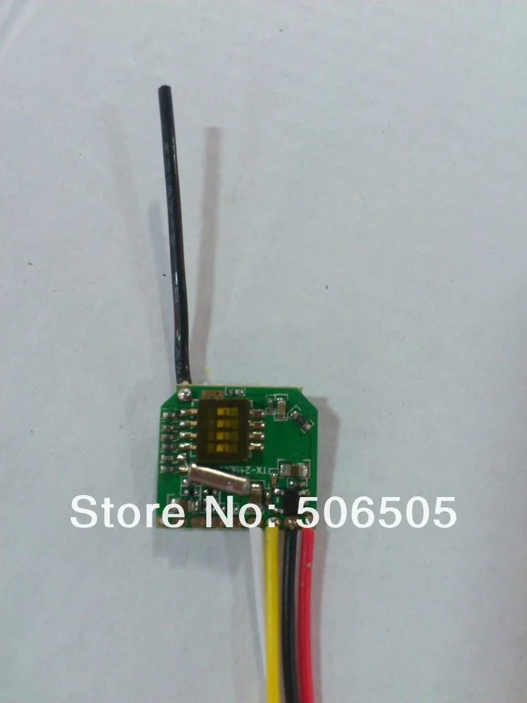 100mw 2.4Ghz audio and video wireless  transmitter with 8CH dip-switch