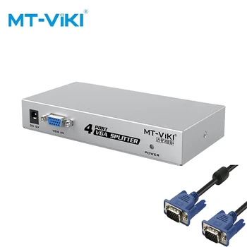 

The 4-port VGA shares the splitter and the 4 displays simultaneously display a picture resolution of 1920*1440P 150MHz MT-1504-K