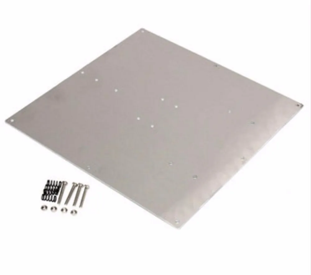 

DuoWeiSi 3D Printer Parts Anodized Aluminum Heated Bed Buld Plate For 3D Printer RepRap Prusa