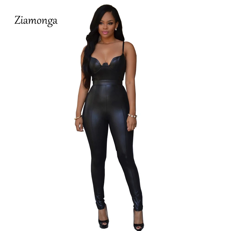 

New 2017 Elegant Rompers Women Jumpsuit Fashion Bodysuit Sleeveless Zipper Bodycon Romper Playsuits Long Pants Plus Size C2408