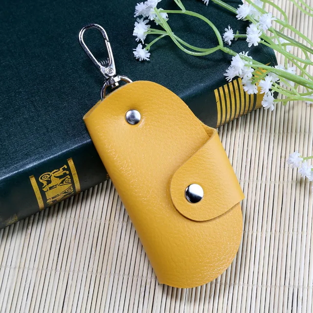 Key Holder Men Wallet PU Leather Unisex Key Wallet Organizer Bag Keys Housekeeper High Quality Business Wallet Key Pouch Bag