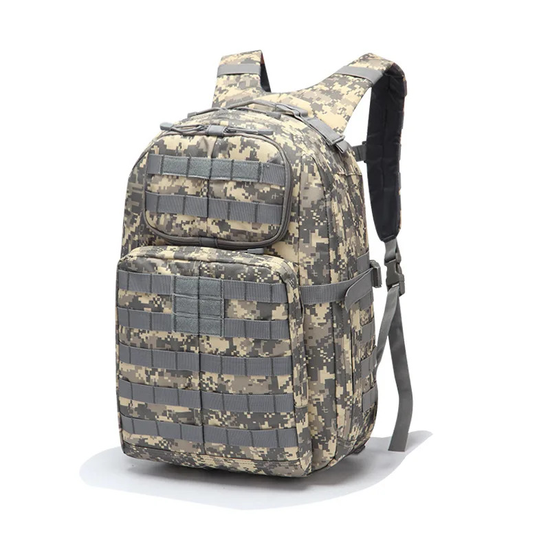 

45L Tactical MOLLE Backpack Expansion Training Hunting Bag Men Women Hiking Waterproof Multi-functional Bag Riding Cycling Sport
