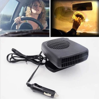 

12V Car Demister Heater Fan Ceramic Heating Cooling Dry Defroster Portable 2in1 Fit for Universal Car windscreen heating fan