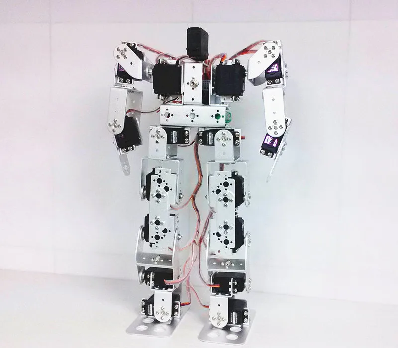 17DOF Robo-Soul H3.0 Biped Robtic Two-Legged Human Robot Aluminum Frame Kit Red 