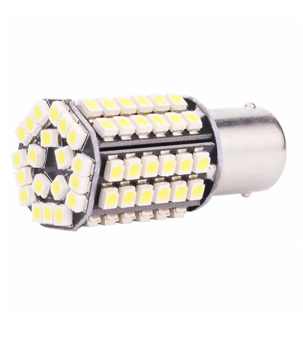 Carsty супер белый Ba15s 1156 Bay15d 1157 P21w 80 Smd 1210 светодиодный сигнал поворота Задний тормоз обратная лампа для наружных фар ксенон