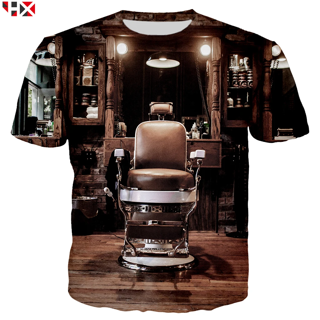 

Classic Retro Barber Shop Tools T Shirt Men/Women 3D Print Design T Shirt/Sweatshirt/Hoodies Casual Streetwear Pullover S301