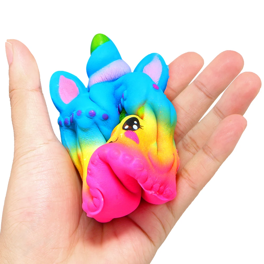 Kawaii Squishy Единорог мусс торт Радуга Squishies крем Ароматические замедлить рост детей