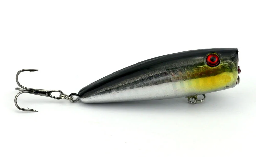 Iscas de Pesca Hengjia cm Popper Top Água Rígido Plástico Abs Oscilação Pike Baixo Pesca Tackles 50 Pcs 9g 7 8 HENGJIA 50 pcs 9g 7 cm iscas