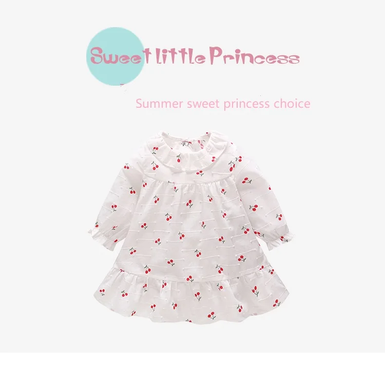 

Baby Girls Dresses Dance Butterfly Children's Wear 2019 New White Full Print Butterfly Dress for first birthday