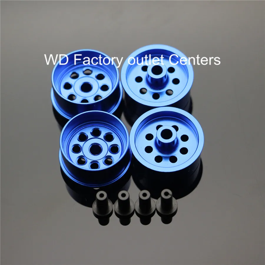 RFDTYGR Large Diameter Wheels Self made Parts For Tamiya MINI 4WD Colored Wheel w/Aluminum Disc