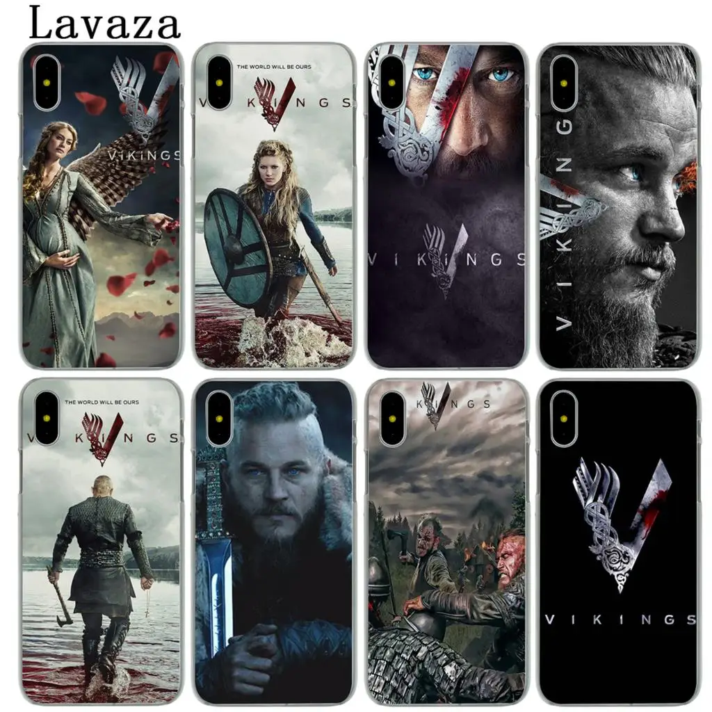 Твердый чехол для телефона Lavaza Ragnar Lothbrok Vikings iPhone XR X 11 Pro XS Max 7 8 6S 5 5S SE 4 10