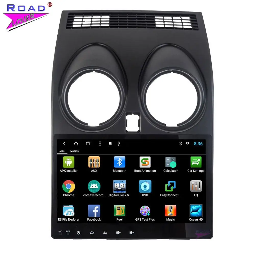 Discount 2 Din Android 8.1 Car Radio For Nissan Qashqai 2007 2008 2009 2010 2011 2012 2013 GPS Navigation 8 Core Car Autoradio Head Unit 1