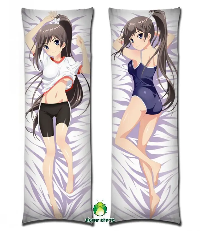 Anime body pillow with hole