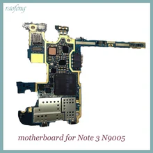 Оригинальная хорошо работает Материнская плата для Samsung Note 3 N9005 unlocked16gb Замена материнская плата с чипами логические платы