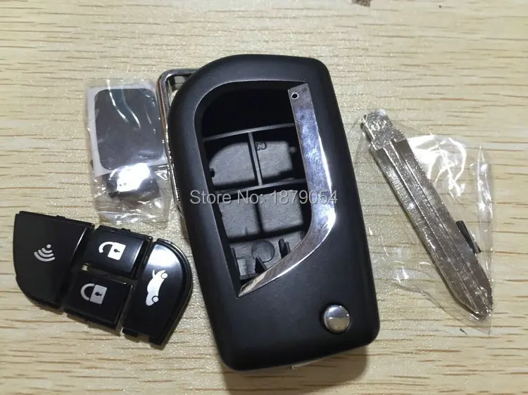 Toyota Camry Modified remote key shell 4 buttons (3 buttons )(11).jpg