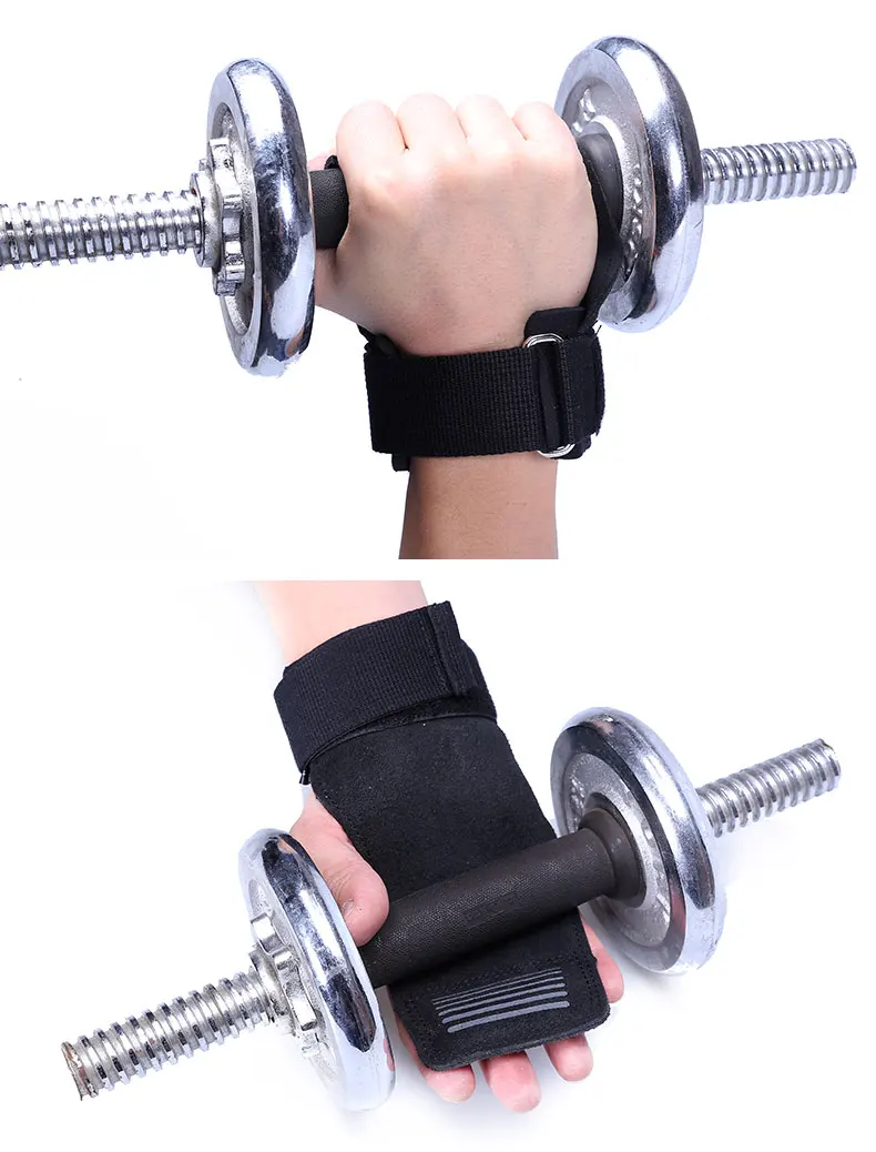 Фитнес перчатки для тяжелой атлетики защита для ладоней ремень для тяжелой атлетики Гантели Перчатки для тренажерного зала оборудование для тяжелой атлетики перчатки L269