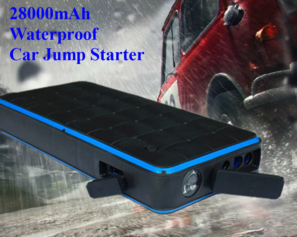 Prix pour Super Capacité 28000 mAh Étanche Voiture Jump Starter Mobile 12 V Dispositif de Démarrage 1000A Voiture Chargeur Pour Batterie De Voiture Booster Buster Prix pour Super Capacité 28000 mAh Étanche Voiture Jump Starter Mobile 12 V Dispositif de Démarrage 1000A Voiture Chargeur Pour Batterie De Voiture Booster Buster