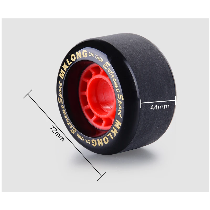 1 комплект (4 шт.) Пустые Pro 72X44mm 82A PU колеса подходит для дрифта доска скейтборд