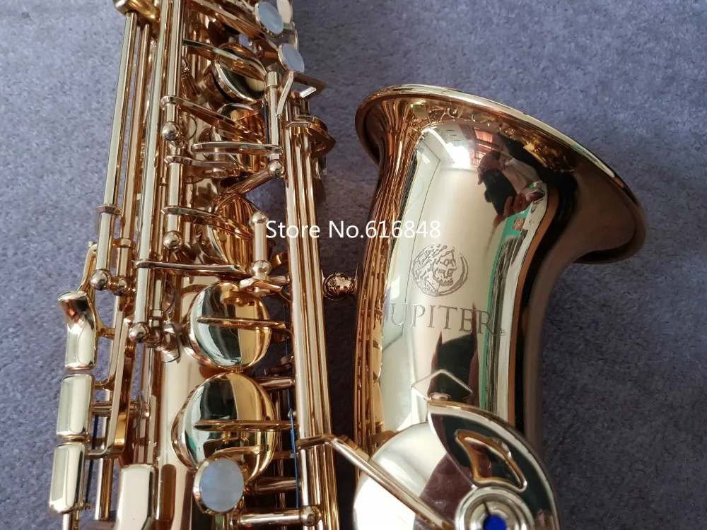 

JUPITER JAS-767 New Brand Musical Instrument Alto Saxophone Eb Tune E Flat Sax Brass Gold Lacquer With Case And Mouthpiece