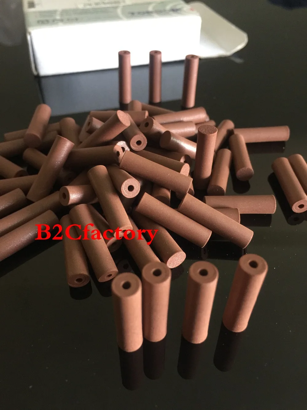 100pcs Dental Lab Beauty Silicone Rubber Point Polishing Burs Polishers