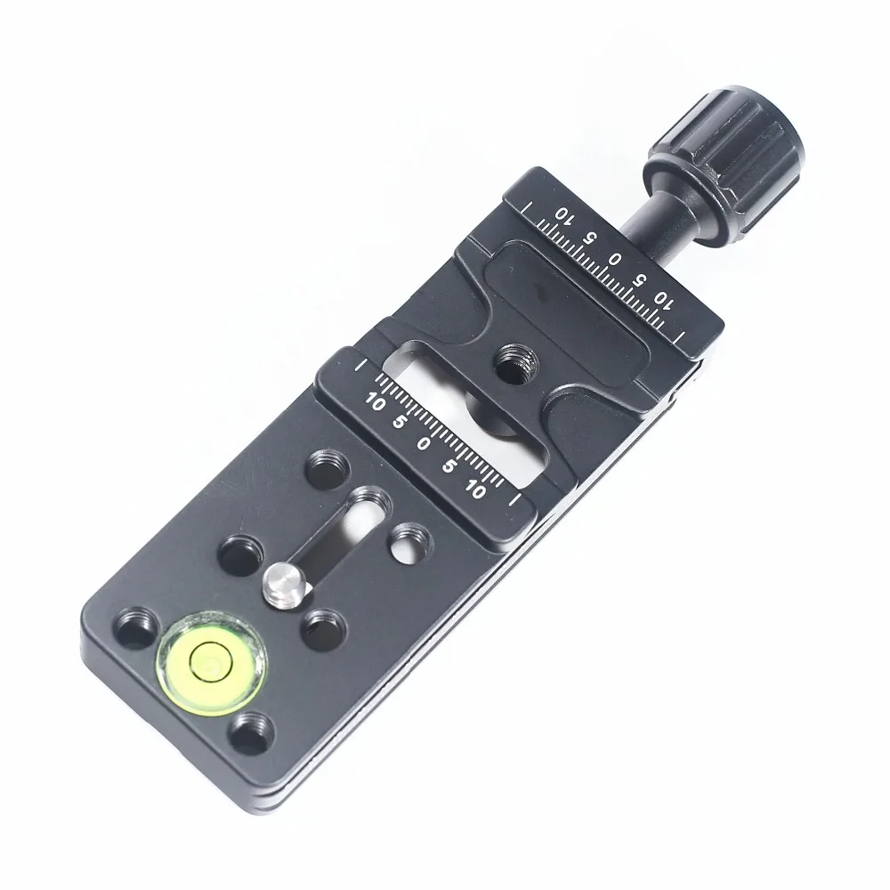 

Multi-Purpose 120mm Rail Nodal Slide Plate Quick Release Clamp Adapter For Panoramic Arca RRS BENRO Compatible