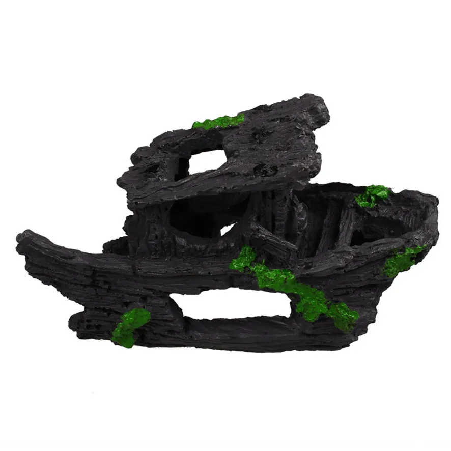 drop shipping Cute 2017 Aquarium Fish Tank Ornament Rockery Cave