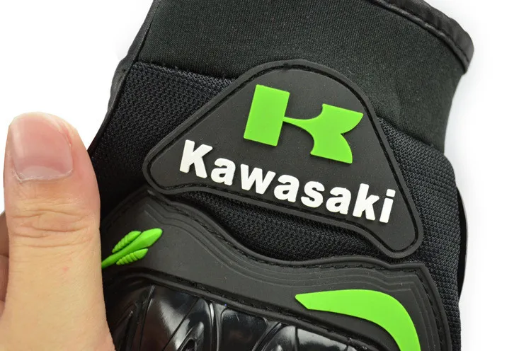 Лидер продаж, перчатки Kawasaki, модные, новые, полный палец, мотоциклетные перчатки, для мотокросса, Luvas Guantes, мотоциклетные защитные шестерни, перчатки