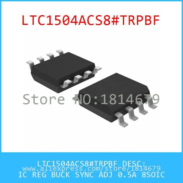 Бесплатная Доставка 1 Шт./лот LTC1504ACS8 # TRPBF IC REG BUCK SYNC ADJ 0.5A 8 SOIC 1504 LTC1504 |