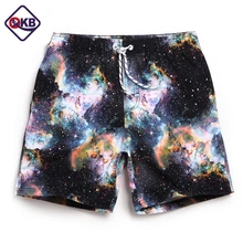 QIKERBONG Для мужчин Пляжные шорты доска Мужские Шорты для купания Шорты Повседневное быстросохнущие мужские купальные костюмы бермуды Фламинго с модным принтом Шорты для активного отдыха