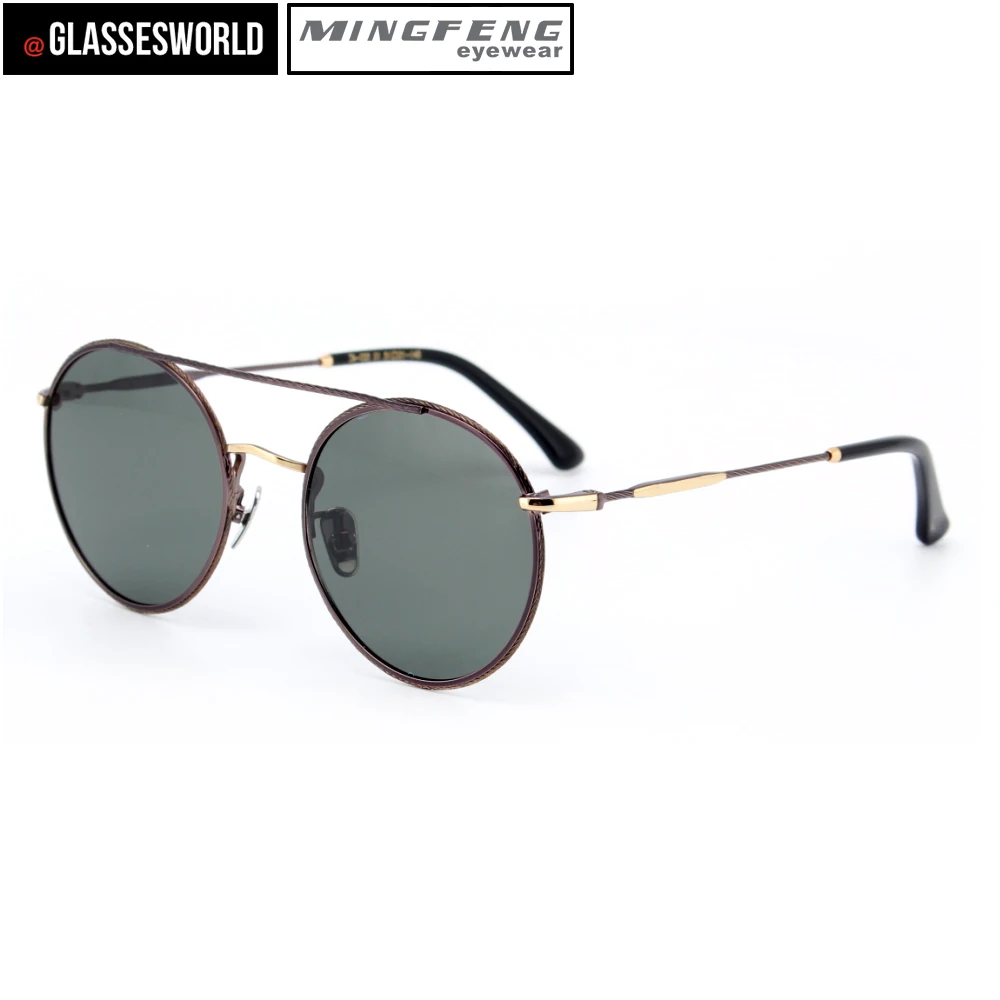Sonnenbrille Runde Mode Uv400 Qualität M2578 Hohe Bule brown HEqwO5Az