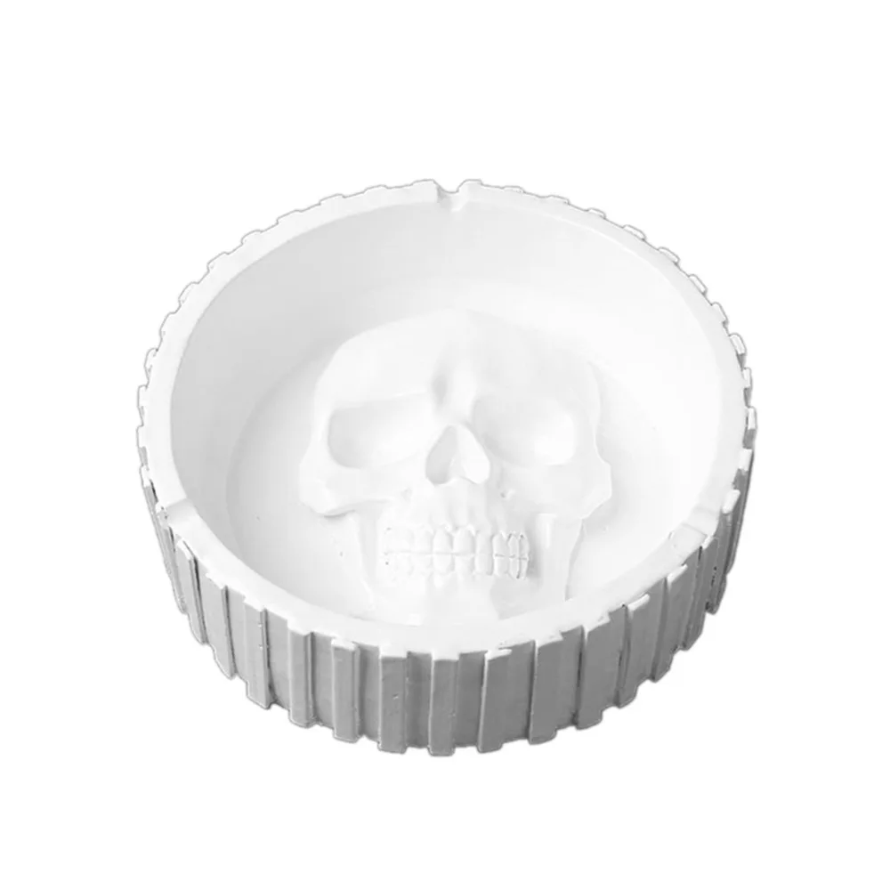 For Men Outdoor Pocket Portable Cigar Skull Ashtray Skulls Ash Tray