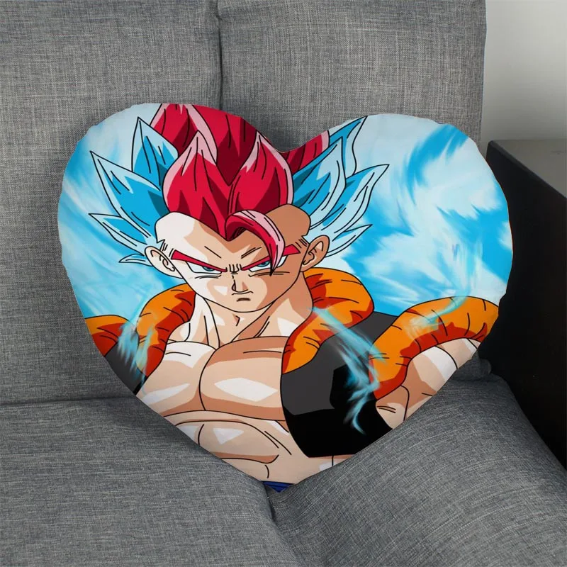 Dragon ball z подушка в форме сердечка выполненные на заказ Наволочка на молнии только покрыть без сердечника размер 41 x36cm, 47x42 см