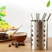 Модные палочки для еды из нержавеющей стали, вилка, ложка, держатель для столовых приборов, органайзер для сушки, полый резной кухонный инструмент для хранения