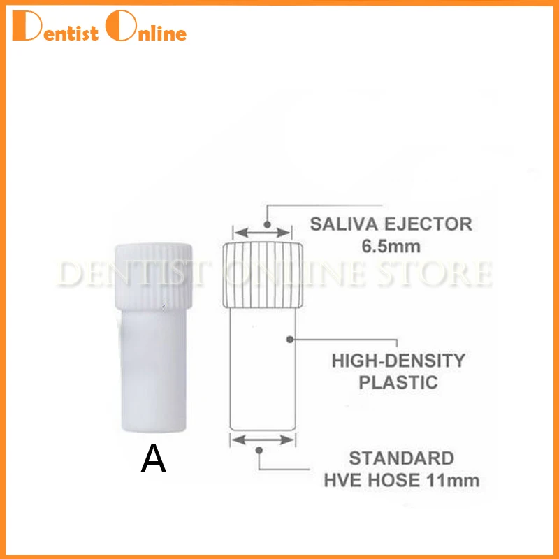 10 шт. стоматологических труба всасывания адаптер слюна поворотный эжектора конвертер Автоклавируемые для стоматолога одноразовые