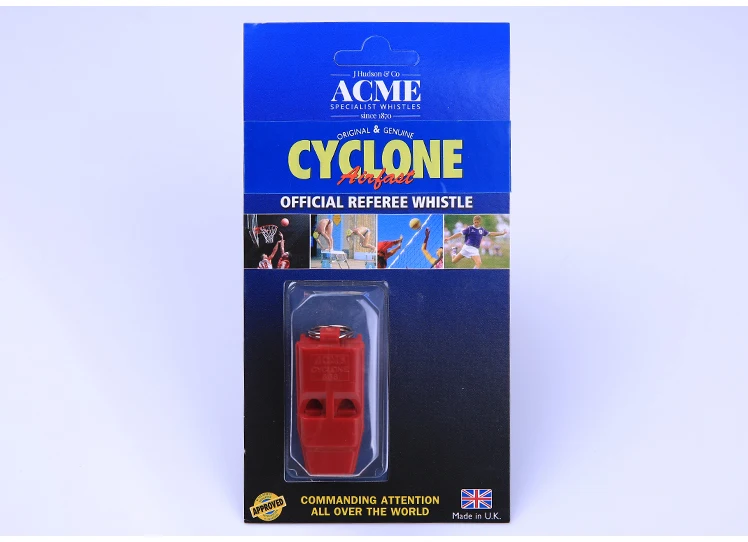 ACME CYCLONE 888 пластиковый свисток для рефери, тренера для футбола, баскетбола, волейбола, выживания на открытом воздухе, черлидинг со шнурком