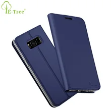 

E-Tree Brand flip pu leather case for samsung galaxy s8 plus case skin ultra slim cover for galaxy s8 plus case leather cover