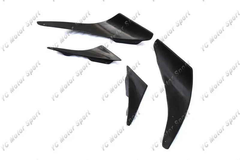 2003-2007 Mitsubishi Evolution 8-9  Jun Style Front Bumper Canard FRP (4)