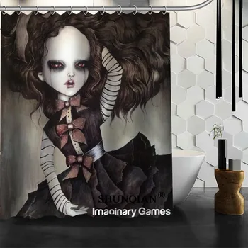 

Hot Sale Bathroom Curtains nataly abramovitch Shower Curtain Custom Waterproof Polyester Fabric Curtain For Bathroom