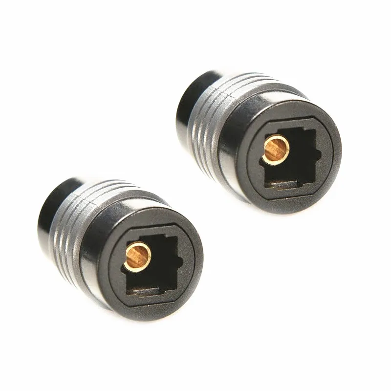 

50pcs/lot Toslink Digital Optical Audio Female to Female Extension Cable Adapter Coupler