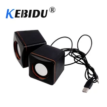 Kebidu DC 5V Мини Портативный USB аудио музыкальный плеер динамик для MP3 MP4 для ноутбука ПК компьютера