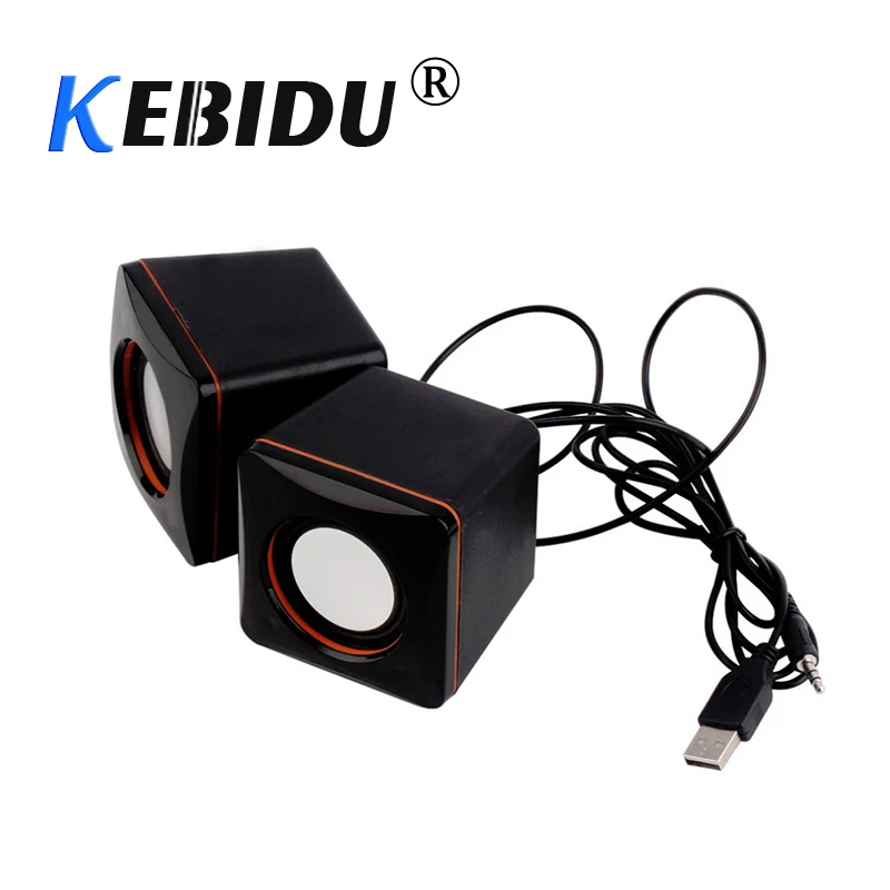 

kebidu DC 5V Mini Portable USB Audio Music Player Speaker For MP3 MP4 for Laptop PC Computer